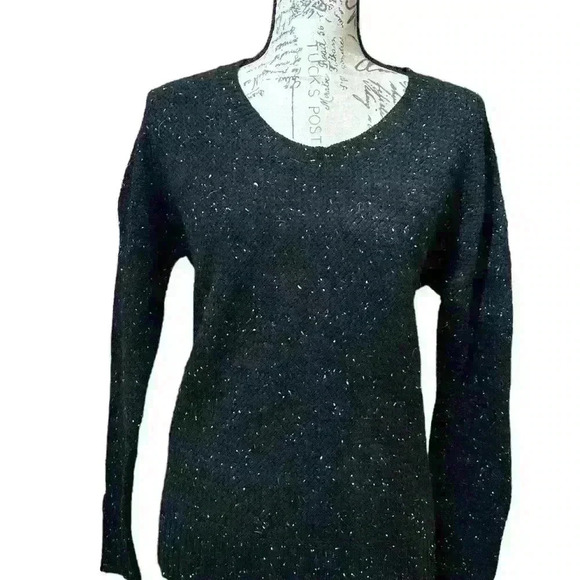 SUBTLE LUXURY Speckled Cashmere Blend Sweater - Picture 9 of 11